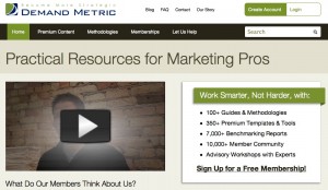 Demand Metric - home page