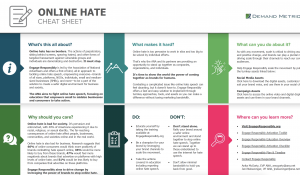 Combatting Online Hate Cheat Sheet