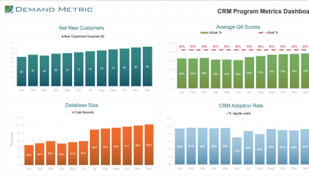 CRM Program Metrics Dashboard