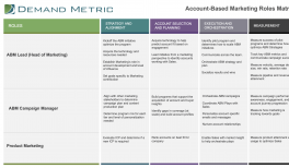 ABM Team Roles Matrix Template