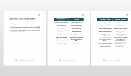 business strategy plan template demand metric