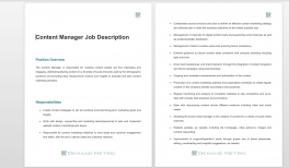 content writer job description content writer job description