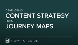 Developing Content Strategy from Journey Maps