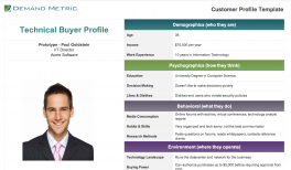 customer profile management demand