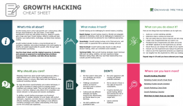 Growth Hacking Cheat Sheet