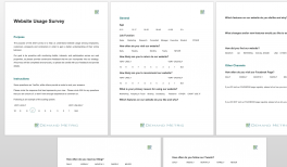 website reporting template demand metric